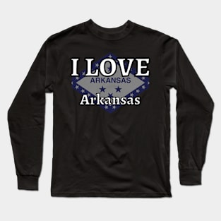 I LOVE Arkansas | Arkensas County Long Sleeve T-Shirt